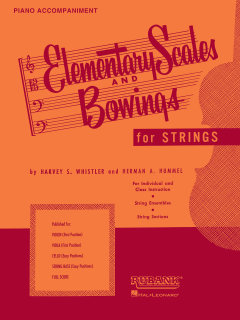 Elementary Scales and Bowings - Pianoaccompaniment - Harvey S. Whistler - Herman Hummel