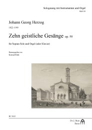 Zehn geistliche Gesänge - Herzog, Johann Georg