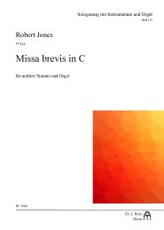 Missa brevis in C - Jones, Robert
