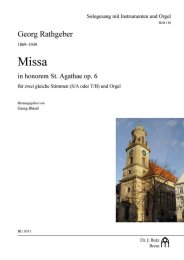 Missa in honorem St. Agathae op. 6 - Georg Rathgeber
