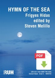Hymn of the Sea - Frigyes Hidas - ed. Stephen Melillo