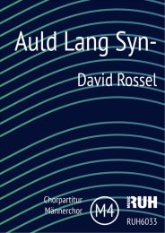 Auld Lang Syne - David Rossel