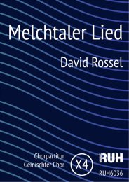 Melchtaler Lied - David Rossel