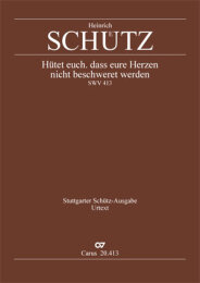 Hütet euch, dass eure Herzen nicht beschweret -...