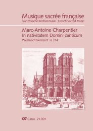 In nativitatem Domini canticum - Marc-Antoine Charpentier