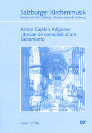 Litaniae de venerabili altaris Sacramento - Anton Cajetan...