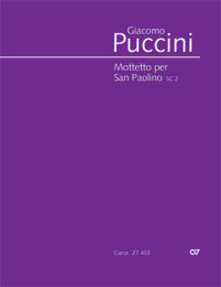 Mottetto per San Paolino - Giacomo Puccini