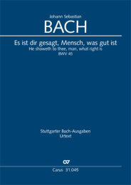 Es ist dir gesagt, Mensch - Johann Sebastian Bach - Paul...