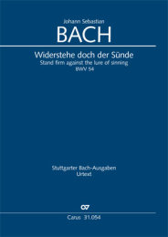 Widerstehe doch der Sünde - Johann Sebastian Bach -...
