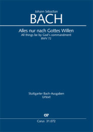 Alles nur nach Gottes Willen - Johann Sebastian Bach -...