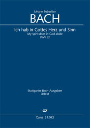 Ich hab in Gottes Herz und Sinn - Johann Sebastian Bach -...