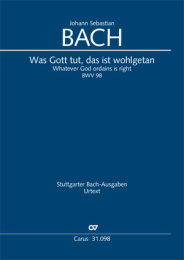Was Gott tut, das ist wohlgetan - Johann Sebastian Bach -...