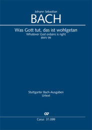 Was Gott tut, das ist wohlgetan - Johann Sebastian Bach -...