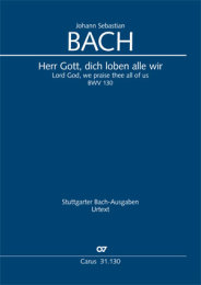 Herr Gott, dich loben alle wir - Johann Sebastian Bach -...