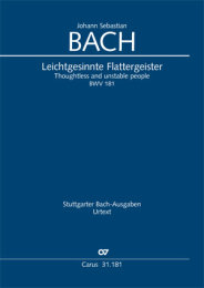 Leichtgesinnte Flattergeister - Johann Sebastian Bach -...