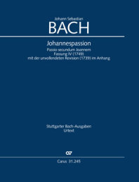 Johannes-Passion - Johann Sebastian Bach - Paul Horn