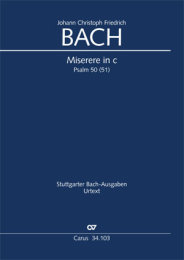 Miserere in c - Johann Christoph Friedrich Bach -...