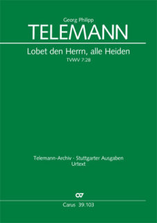 Lobet den Herrn, alle Heiden (I) - Georg Philipp Telemann - Klaus Hofmann