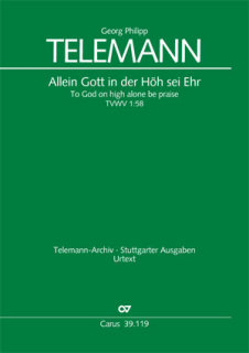 Allein Gott in der Höh sei Ehr - Georg Philipp Telemann - Klaus Hofmann