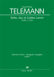 Siehe, das ist Gottes Lamm (I) - Georg Philipp Telemann -...