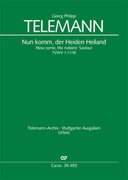 Nun komm, der Heiden Heiland - Georg Philipp Telemann -...