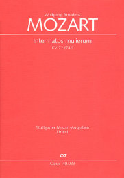 Inter natos mulierum - Wolfgang Amadeus Mozart - Eberhard...