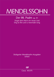 Der 98. Psalm - Felix Mendelssohn Bartholdy