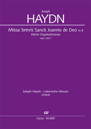 Missa brevis Sti. Joannis de Deo (Kleine Orgelsolomesse)...