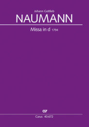 Missa in d - Johann Gottlieb Naumann - Paul Horn