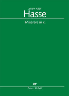 Miserere in c - Johann Adolf Hasse - Petra Morath-Pusinelli