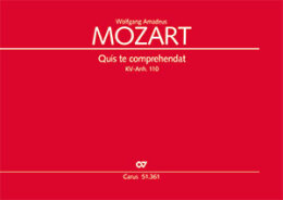 Quis te comprehendat - Wolfgang Amadeus Mozart