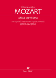 Missa brevissima - Wolfgang Amadeus Mozart - Johann Simon...