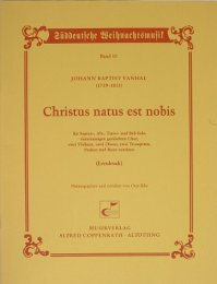 Christus natus est nobis - Johann Baptist Vanhal