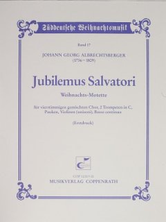 Jubilemus Salvatori - Johann Georg Albrechtsberger