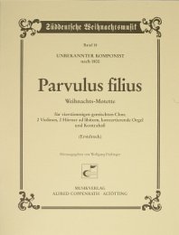Parvulus filius - Anonymus