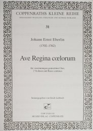 Ave Regina coelorum - Johann Ernst Eberlin
