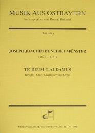 Te Deum laudamus - Joseph Joachim Benedikt Münster