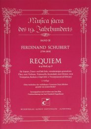 Requiem in g - Ferdinand Schubert - Josef Friedrich...