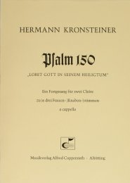 Psalm 150 - Hermann Kronsteiner