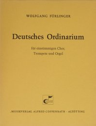 Deutsches Ordinarium - Wolfgang Fürlinger