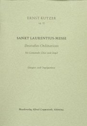 Sankt Laurentius-Messe - Ernst Kutzer