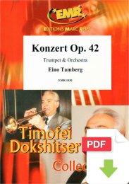 Konzert Op. 42 - Eino Tamberg