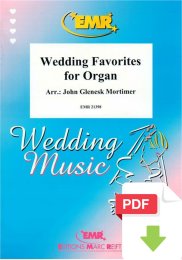 Wedding Favorites for Organ - Glenesk John Mortimer
