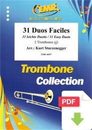 31 Duos Faciles - Kurt Sturzenegger