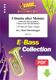 5 Duette alter Meister - Kurt Sturzenegger