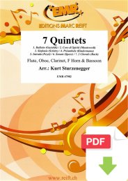 7 Quintets - Kurt Sturzenegger