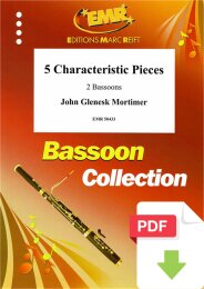 5 Characteristic Pieces - John Glenesk Mortimer