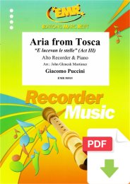 Aria from Tosca - Giacomo Puccini - Glenesk John Mortimer