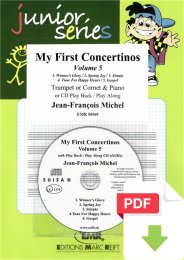 My First Concertinos Volume 5 - Jean-François Michel