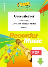 Greensleeves - Jean-François Michel